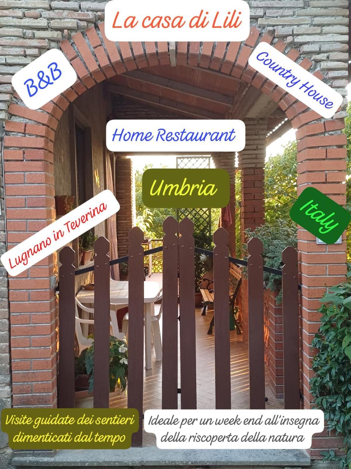 La Casa Di Lili Villa Lugnano in Teverina Eksteriør billede